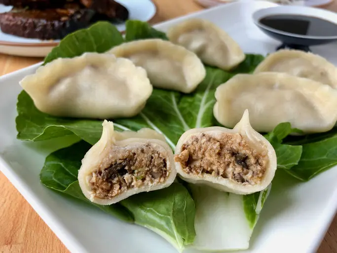 Chicken Mushroom Dumplings