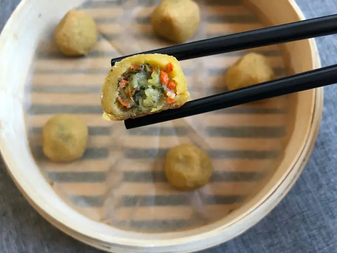 Matzah Ball Dumplings, view 2
